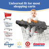 Picture of Shopping Cart Cover for Baby PILLANI, Baby Registry Items, High Chair Cover for Restaurant Seat, Grocery Cart Cover for Baby Girl/Boy, Buggy Covers for Babies, Toddler Cart Cover, Infant Cart Hammock