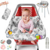 Picture of Shopping Cart Cover for Baby PILLANI, High Chair Covers for Baby Restaurant Seat, Grocery Cart Cover for Baby Girl & Boy, Market Buggy Covers for Babies, Baby Cart Hammock for Infant Chair, Seat Cover