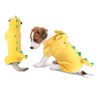 Picture of DELIFUR Dinosaur Dog Halloween Costume Pet Dino Hoodie for Medium Large Dogs (XL, Yellow)