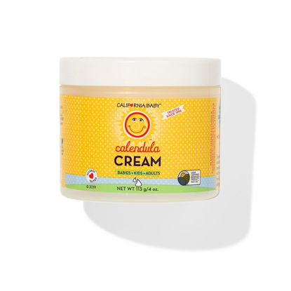 Picture of California Baby Calendula Cream | Soothing Baby Cream | Allergy Friendly | Plant-based | Soothes and Moisturizes Irritated, Dry Skin on Face and Body | 4 oz