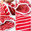 Picture of Dog’s Recovery Suit Post Surgery Shirt for Female Male Dog, E-Collar Alternative Wound Protective Clothes (red white-5xl)