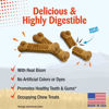 Picture of Nylabone Nubz Wild Natural Edible Chew Treats for Dogs, Made in USA, Bison Flavor, Small - Up to 25 lbs. (4 Count)