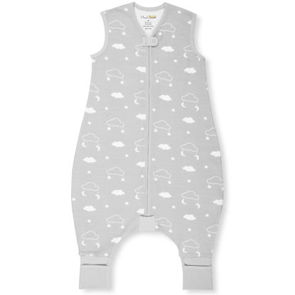 Picture of Toddler Sleep Sack with Feet 2T, 1.0 TOG Organic Cotton Baby Sleeping Bag with Legs, Baby Wearable Blankets for Walkers w/ 2-Way Zipper, Baby Sleep Sack for Girls Boys, 1-Pack Early Walker Medium