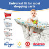 Picture of Shopping Cart Cover for Baby PILLANI, High Chair Covers for Baby Restaurant Seat, Grocery Cart Cover for Baby Boy, Cotton Buggy Covers for Babies, Baby Cart Hammock for Infant Chair, Seat Cover Items
