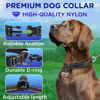 Picture of TECEUM Reflective Pet Collar - Black - L - Basic Nylon Dog Collar - Quick Release Buckle - Fits Small, Medium and Large Dogs, Puppies, Cats - ESA & Service Dog Options