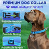 Picture of TECEUM Reflective Pet Collar - Sky Blue - L - Basic Nylon Dog Collar - Quick Release Buckle - Fits Small, Medium and Large Dogs, Puppies, Cats - ESA & Service Dog Options