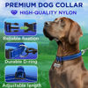 Picture of TECEUM Reflective Pet Collar - Navy Blue - S - Extra Soft Padding - Basic Nylon Dog Collar - Quick Release Buckle - Fits Small, Medium and Large Dogs, Puppies, Cats - ESA & Service Dog Options