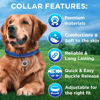 Picture of TECEUM Reflective Pet Collar - Navy Blue - S - Extra Soft Padding - Basic Nylon Dog Collar - Quick Release Buckle - Fits Small, Medium and Large Dogs, Puppies, Cats - ESA & Service Dog Options