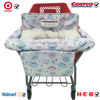 Picture of Soft Pillow Attached 2-in-1 Shopping Cart and High Chair Cover for Baby, Cotton Padded Cart Cover, Fold'n Roll Style, Portable with Carry Bag (Gray Owl)