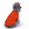 Picture of Dog Sweater, Warm Pet Sweater, Dog Sweaters for Small Dogs Medium Dogs Large Dogs, Cute Knitted Classic Cat Sweater Dog Clothes Coat for Girls Boys Dog Puppy Cat (XX-Small, Light Orange)