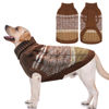 Picture of Mihachi Dog Sweaters for Large Dogs Girl Boy,Soft Warm Dogs Shirt, Cold Weather Dog Coat Turtleneck Knitted Pullover Dog Clothes Costume with Leash Hole for Large Cat Puppy Doggy Pet,Beige L