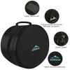 Picture of EASTROCK 10" x7" Tom Drum Bag, Tom Drum Cases 15 mm Thick Padding for Your Drum Protection (10 * 7" Tom)