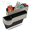 Picture of Car Seat Gap Filler Organizer, 2 Pack Multifunctional Car Seat Organizer, Auto Console Side Storage Box with Cup Holders 2 Seat Hooks for Drink, Car Organizer Front Seat for Holding Phone, Sunglasses