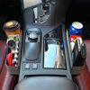 Picture of Car Seat Gap Filler Organizer, 2 Pack Multifunctional Car Seat Organizer, Auto Console Side Storage Box with Cup Holders 2 Seat Hooks for Drink, Car Organizer Front Seat for Holding Phone, Sunglasses