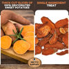 Picture of Sweet Potato Slices For Dogs - Single Ingredient Grain Free Dog Treats, Best High Anti-Oxidant Healthy 100% Natural Thick Cut Dried Sweet Potato Dog Treats With No Added Preservatives (5lb)