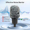 Picture of PhantAccy Pop Filter/Windscreen for Audio-Technica AT-2020 AT-2035 AT-2040 AT-2040 AT-2050 AT-2500 AT-4040 Microphones, Furry Mic Cover for Wind and Ambient Noise Reduction (Furry-BlackWhite)