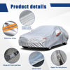 Picture of Kayme 6 Layers Car Cover Custom Fit for (2017-2023) Tesla Model 3 Waterproof All Weather for Automobiles,Outdoor Full Cover Rain Sun UV Protection