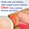 Picture of INABA Churu for Senior 10+, Creamy Lickable Cat Treats with Taurine, Vitamin E & C, 0.5 Ounces Each, 24 Tubes (4 per Pack), Chicken Recipe