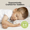 Picture of KeaBabies Toddler Pillow with Pillowcase, Jumbo 14X20 - Soft Organic Cotton Toddler Pillows for Sleeping - Machine Washable - Perfect for Travel, Toddler Bed Set (Flora Vale)