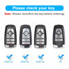 Picture of XIYANG TRADE for for Ford Key Fob Cover with Keychain,Key Case Shell Protector Holder for Ford Explorer Fusion Escape Edge Expedition Maverick Mustang Bronco F150 F250 F350 F450 F550 Lincoln (Black)