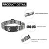 Picture of Mercano Adjustable Dog Collar - Special Design Patterns, Soft Nylon Comfortable Durable Pet Collar for Small Medium Large Dogs (L, Black White A)