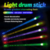 Picture of Hami LED Light up Drum sticks, 15 Color Changing Drumsticks, Support USB Charging with Opening Key, PC Polymer Material, Durable Professional Musical Practice for Kids Adults (2pcs / Pack)