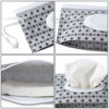 Picture of FEBSNOW 4 Pack Baby Wipe Dispenser, Portable Refillable Wipe Holder, Baby Wipes Container, Wipe Dispenser, Reusable Travel Wet Wipe Pouch (Geometric)