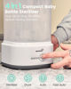 Picture of GROWNSY Bottle Sterilizer and Dryer, Compact Electric Steam Baby Bottle Sterilizer (Esterilizador de Biberones), Bottle Sanitizer for Baby Bottles, Pacifiers, Pump Parts