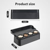 Picture of SINGARO Coin Holder for Car, Coin Change Organizer Compatible with Coins of Different Sizes, Dash-Mounted Holder Suitable for Most Cars, Trucks(Black)