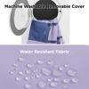 Picture of Lesure Small Dog Car Seat for Small Dogs - Waterproof Dog Booster Seat for Car with Storage Pockets and Clip-On Safety Leash and Thickened Memory Foam Filling, Puppy Travel Carrier Bed, Lavender Fog