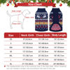 Picture of PUPTECK Christmas Dog Sweaters for Cold Weather, Soft Outfit Warm Winter Coat Knitted Dog Clothes for Small Medium Large Doggies Puppy Indoor Outdoor Walking, Colorful Design, Classic, Navy ML