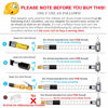 Picture of LUMITECO Locking Tire Chuck with Rubber Hose and Standard Tire Valve Fine Thread, Tire Inflator Pump Hose Adapter for Twist On Convert to Lock On Connection