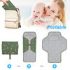 Picture of Baby Portable Changing Pad Travel - Waterproof Compact Diaper Changing Mat with Built-in Pillow - Lightweight & Foldable Changing Station, Newborn Shower Gifts