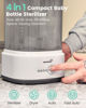 Picture of Bottle Sterilizer and Dryer, Compact Electric Steam Baby Bottle Sterilizer (Esterilizador de Biberones), Bottle Sanitizer for Baby Bottles, Pacifiers, Pump Parts Black