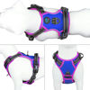 Picture of PHOEPET 2019 Upgraded No Pull Dog Harness, Reflective Adjustable Vest, with a Training Handle + 2 Metal Leash Hooks+ 3 Snap Buckles +4 Slide Buckles(M, Royal Blue)