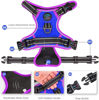 Picture of PHOEPET 2019 Upgraded No Pull Dog Harness, Reflective Adjustable Vest, with a Training Handle + 2 Metal Leash Hooks+ 3 Snap Buckles +4 Slide Buckles(M, Royal Blue)
