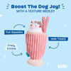 Picture of Barkbox Red Whine Milkshake Dog Toy - Squeaky Dog Toys - Plush Dog Toys - Puppy and Pet Toys for X-Small to Small Dogs