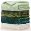 Picture of Frienda 4 Pcs Baby Fuzzy Blanket Fluffy Baby Blanket for Boys Girls Soft Warm Baby Receiving Blankets Nursery Bed Blanket Toddler Infant Newborn Receiving Blanket, 32 x 24 Inch (Green Color)