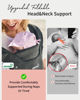 Picture of GROWNSY Baby Carrier Newborn to Toddler, Cozy Baby Wraps Carrier, Ergonomic Baby Carrier with Head Support, Deep Grey