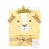 Picture of Hudson Baby Unisex Baby Cotton Animal Face Hooded Towel, King Lion, One Size