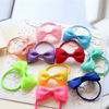 Picture of Baby Hair Ties with Bows for Toddler - 2 Inch Elastic Ponytail Holders Small Hair Ties For Baby Girls Infants Hair Accessories 40 Pieces