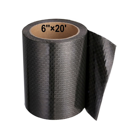 Picture of PlusRoc RV Underbelly Material RV Underbelly Tape Waterproof Flex Belly Tape with Permanent Sealing Adhesive for Mobile Home, Camper Travel Trailer, Tear Repair Patch(6'' x 20')