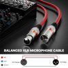 Picture of EBXYA XLR Cable 20ft 6 Color Packs - Balanced DMX Cable Male to Female Suitable for Microphones, Radio Station, Stage Lighting