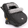 Picture of ACRABROS Car Seat Cover Baby: Winter Infant Carseat Canopy for Boy Girl Newborn Zipper Peeping Window Warm Cozy Cold Weather Waterproof Universal Fitted, Black