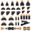 Picture of CheeMuii 31 PCS DOT Air Brake Line Fittings 1/4" 3/8" Push to Connect Fittings Quick Connect Air Hose Fittings Repair Kit for Truck or Industrial Air System