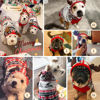 Picture of KYEESE Dog Christmas Sweater Holiday Hoodie with Leash Hole Reindeer Medium Dogs Knitwear Pullover Ugly Christmas Dog Sweaters for Small Dogs Dog Christmas Outfit, XL