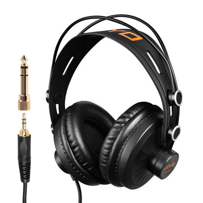 Picture of JOYO Studio Headphones Monitor Headphone for Recording Over Ear Noise Canceling for Guitar Cellphone Mixer Amplifier Podcast DJ and Keyboard Piano (JMH-02)