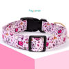 Picture of Faygarsle Fall Dog Collar Adorable Ghost Pattern Halloween Collar for Dogs Autumn Collar for Small Medium Large Female and Male Dogs Cute Neckwear for Dogs Purple Collar for Boy Girl Dogs L