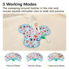 Picture of Potaroma Hide and Seek Cat Toys, in-The-Cover Unpredicatable Moving Feather, Interactive Kitten Wand Toy, Automatic Chargeable Cat Toy, Indoor Exercise Kicker for All Breeds, Floral Cover