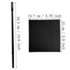 Picture of Flute Cleaning Rod with 3pcs Flute Cleaning Cloth, Flute Cleaning Kit, Flute Cleaning Rod and Flute Cleaning Cloth, Cleaning Swabs Flute Cleaning Cloth, Flute Cleaning Cloth (Black)